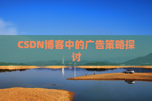 CSDN博客中的广告策略探讨